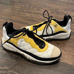 Chanel Suede & Mesh Sneaker